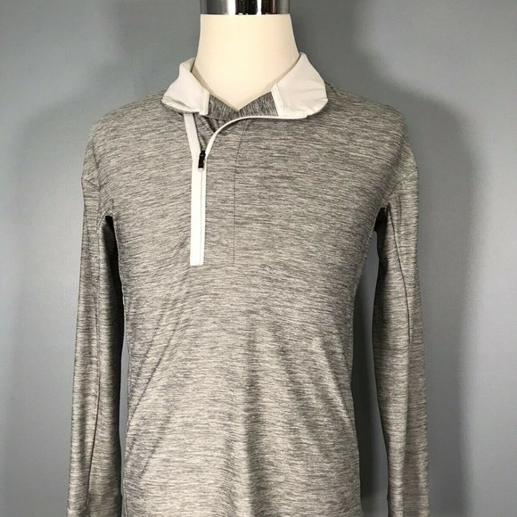 Under Armour Womens Loose Fit Long Sleeve Pullover Golf Shirt S Small Gray - Picture 2 of 8